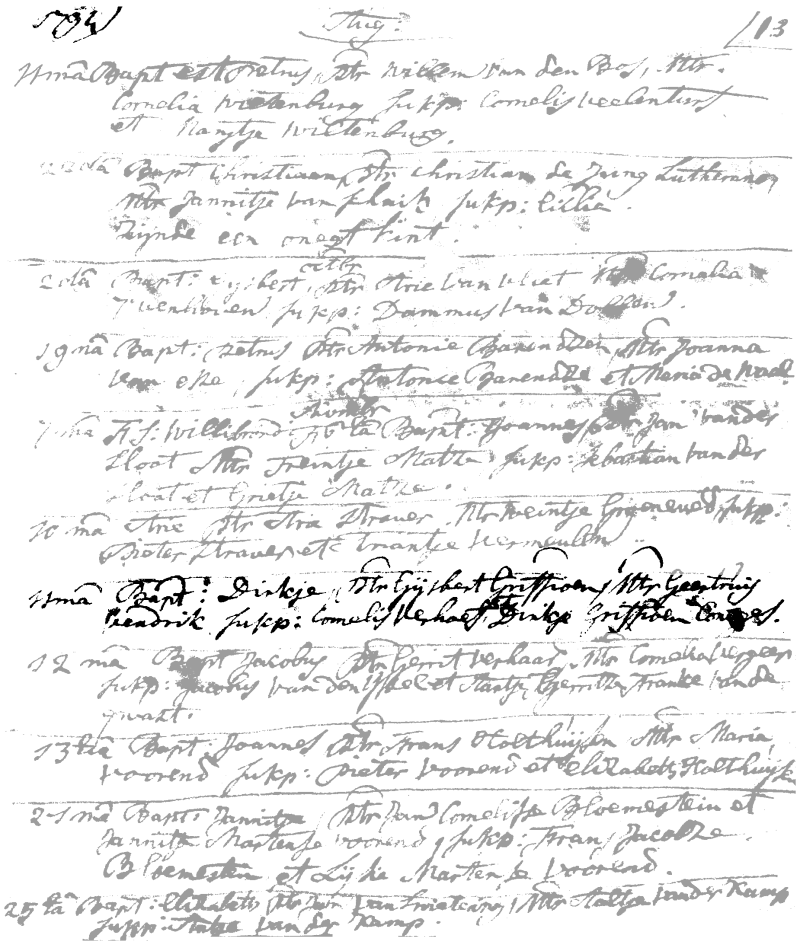 17941111 DTB-RK_Zw'dam dp Dirkje dv G Griffioen - G Vendrik